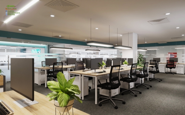 Thiết kế nội thất văn phòng - Thiết Kế Và Thi Công Nội Thất Hà Nội - Công Ty TNHH Thiết Kế Và ứng Dụng QBest